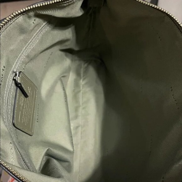 PRAIRIE SATCHEL (COACH F56818) Sage Green/DARK GUNMETAL EUC - Picture 12 of 16
